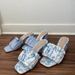 BORN ON FIFTH FOR ANTONIO MELANI MULES or SANDALS Size 7.5 LOT SET OF 2